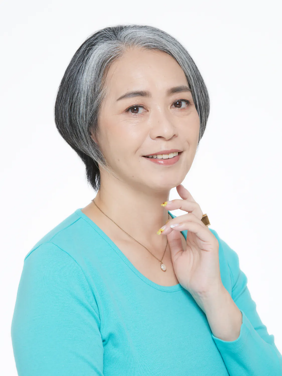 50代・60代の方に◎ヘアセットが簡単 ひし形ボブ