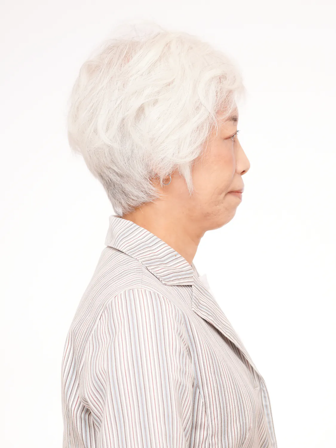 50代・60代のグレイヘアの方にオススメ◎アレンジパーマスタイル 2